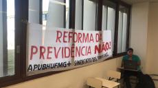 Reunio sobre a Reforma da Previdncia-UFSJ Ouro Branco